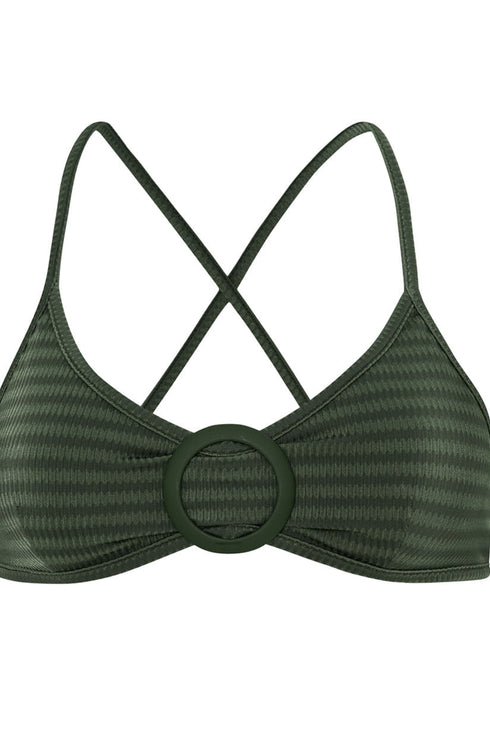 PQ Swim Olive Vienna Top